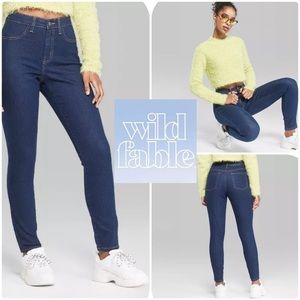 Wild fable med wash skinny jeans
